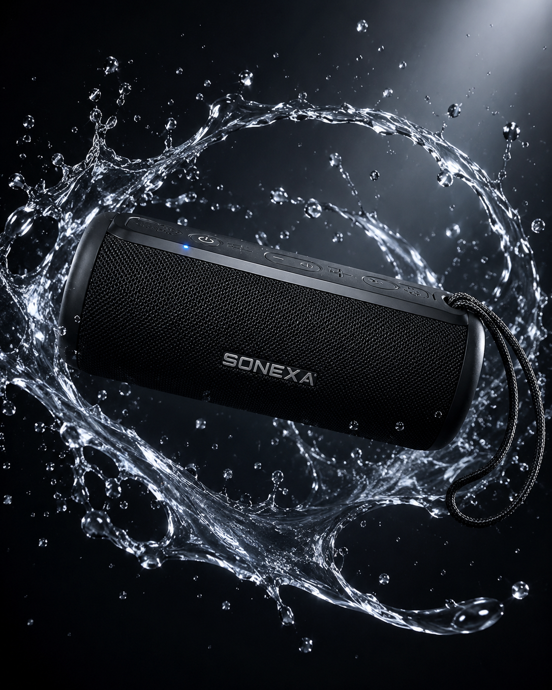Altavoz Sonexa — foto amateur sobre el escritorio